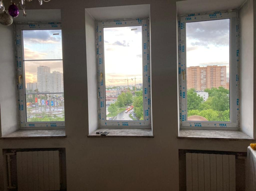 замена окон под ключ в квартире под заказ