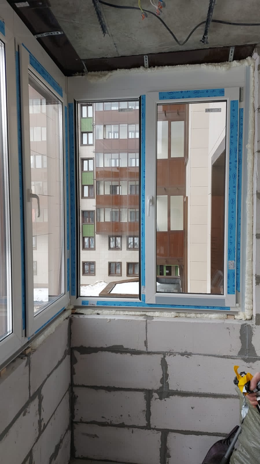 Утепление лоджии вторым контуром остекления Окна VEKA Сатэлс Оконные Системы