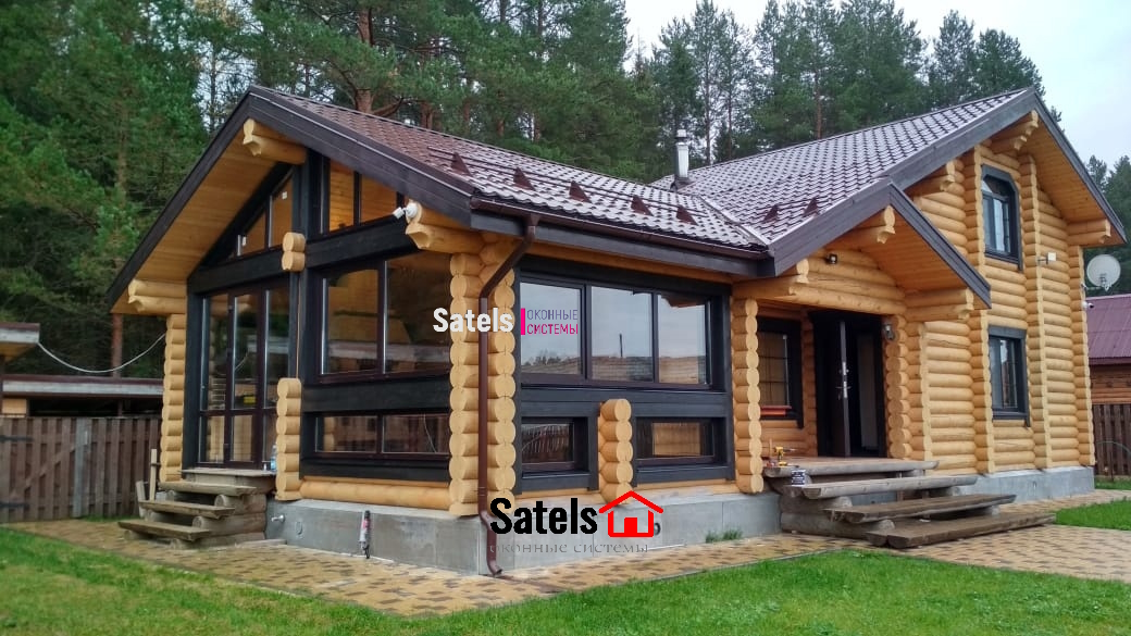 нестандартное остекление коттеджей +и загородных домов