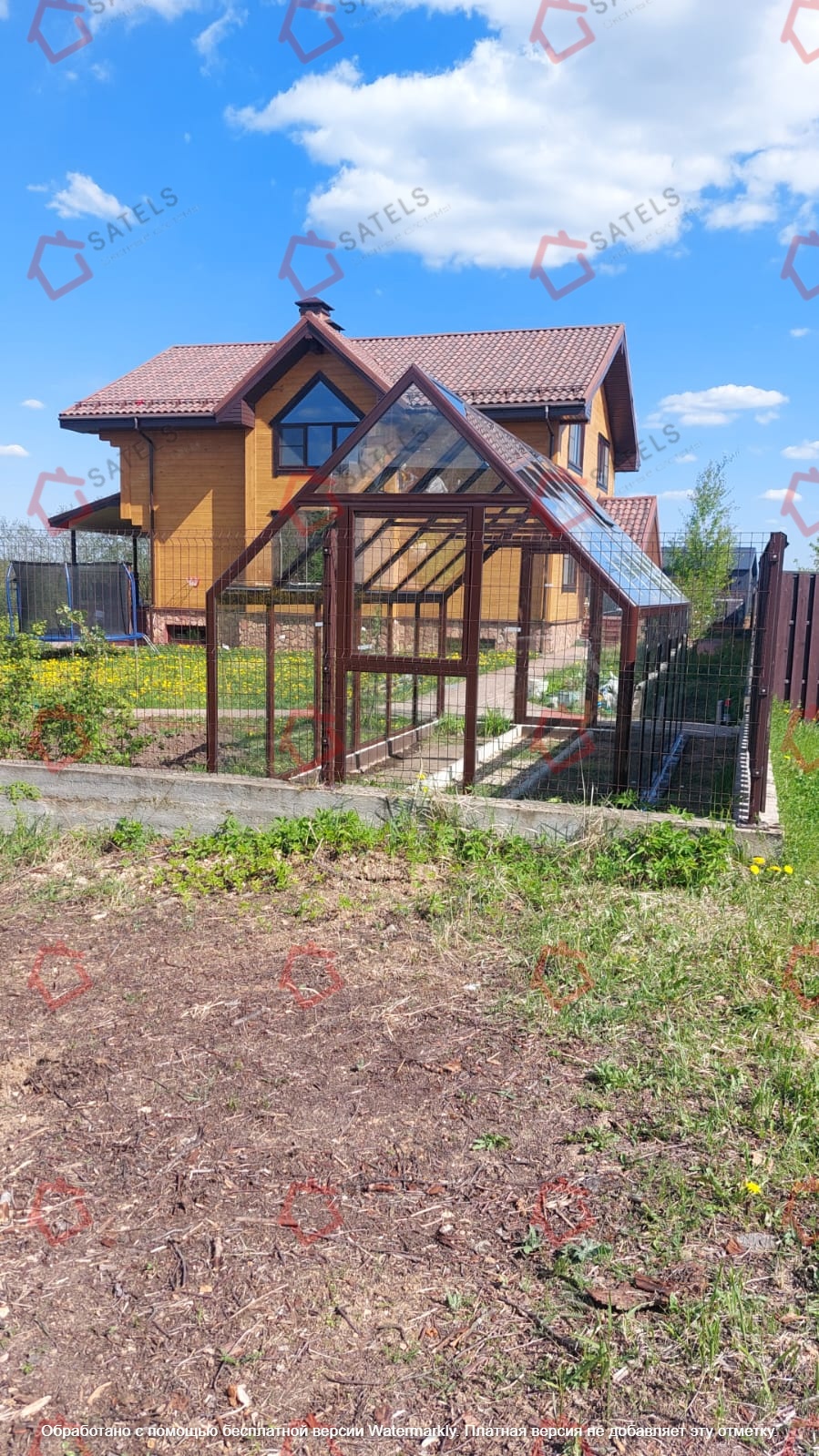 Фундамент для Алюминиевой теплицы своими руками
