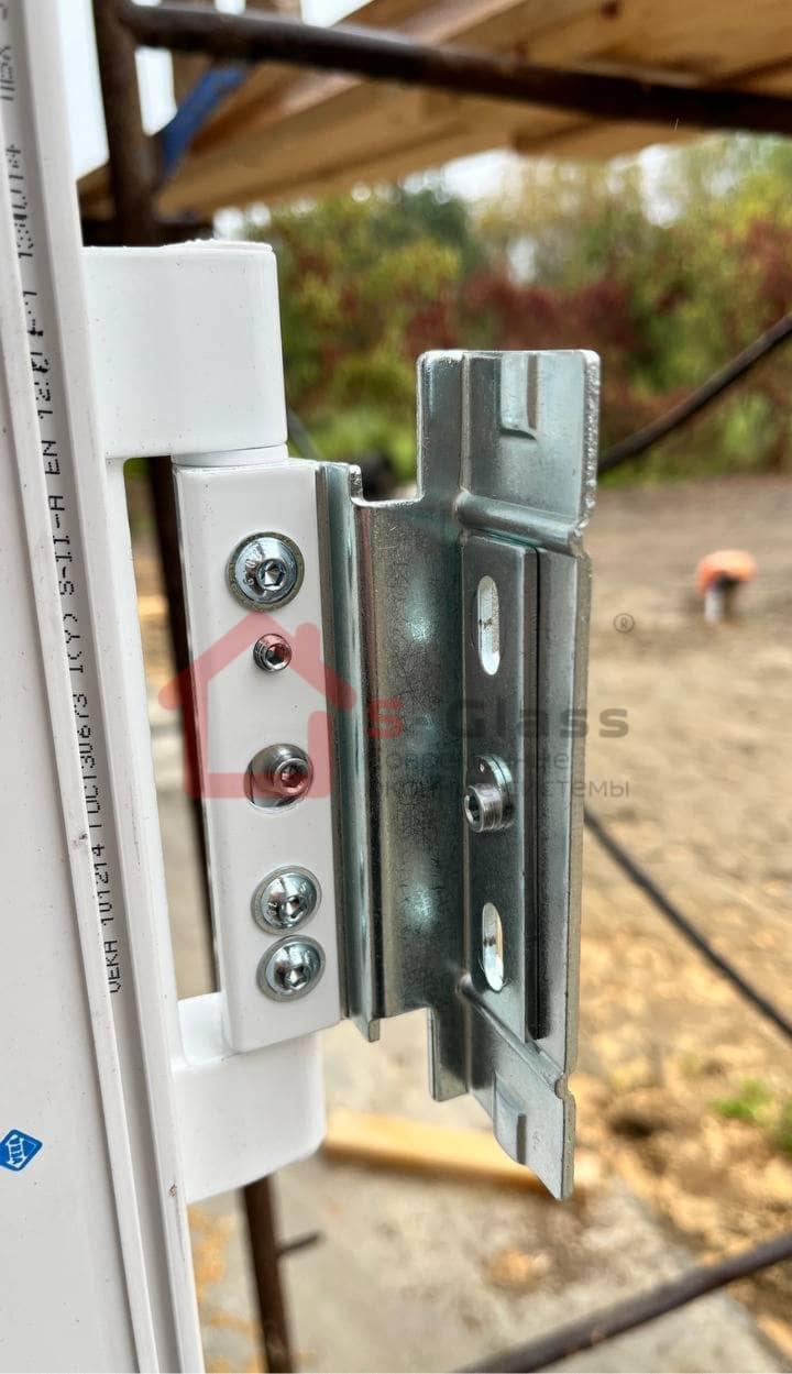 Премиум петли Ronda для входных дверей из ПВХ и алюминия, Производство S-Glass (С-Гласс) Сатэлс Групп, Рехау Века, Алютех, Алюмарк