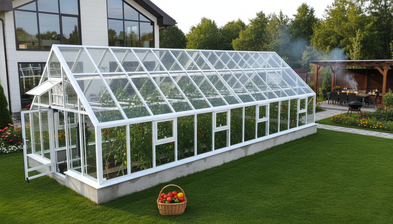 Элитные стеклянные теплицы S-Glass 