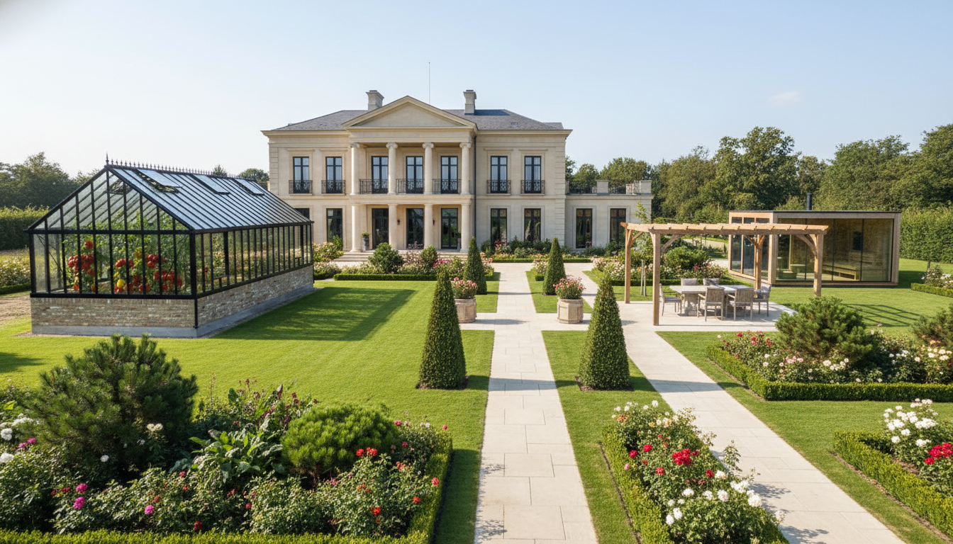 Производство элитных стеклянных теплиц в Москве