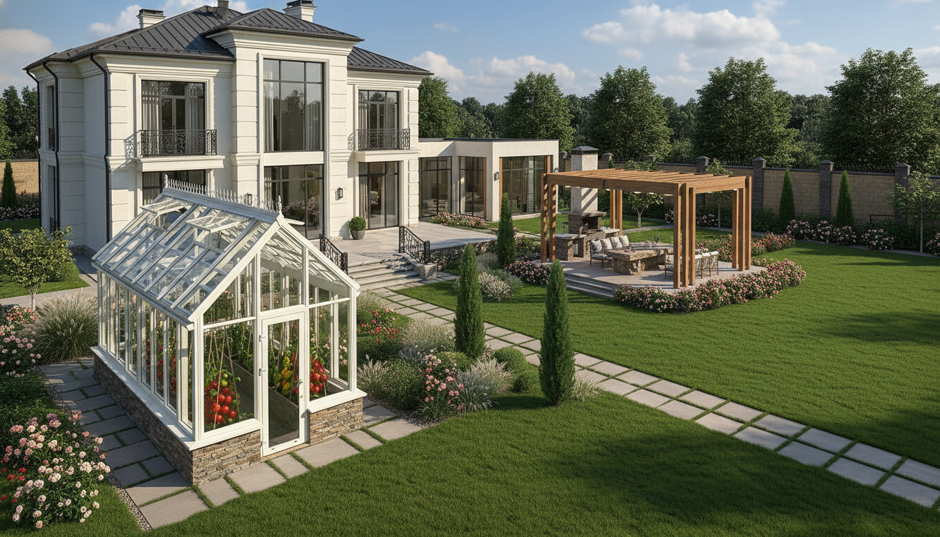 Английские стеклянные теплицы Сатэлс Групп