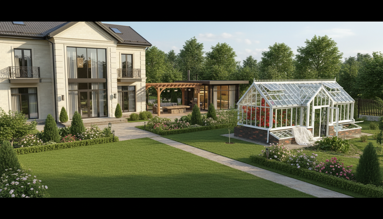 Английская теплицы из стекла и алюминия как выглядит Сатэлс Групп