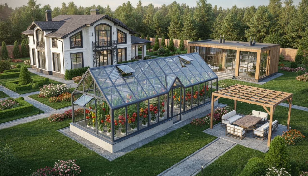 Производсто премиальных теплиц в Москве