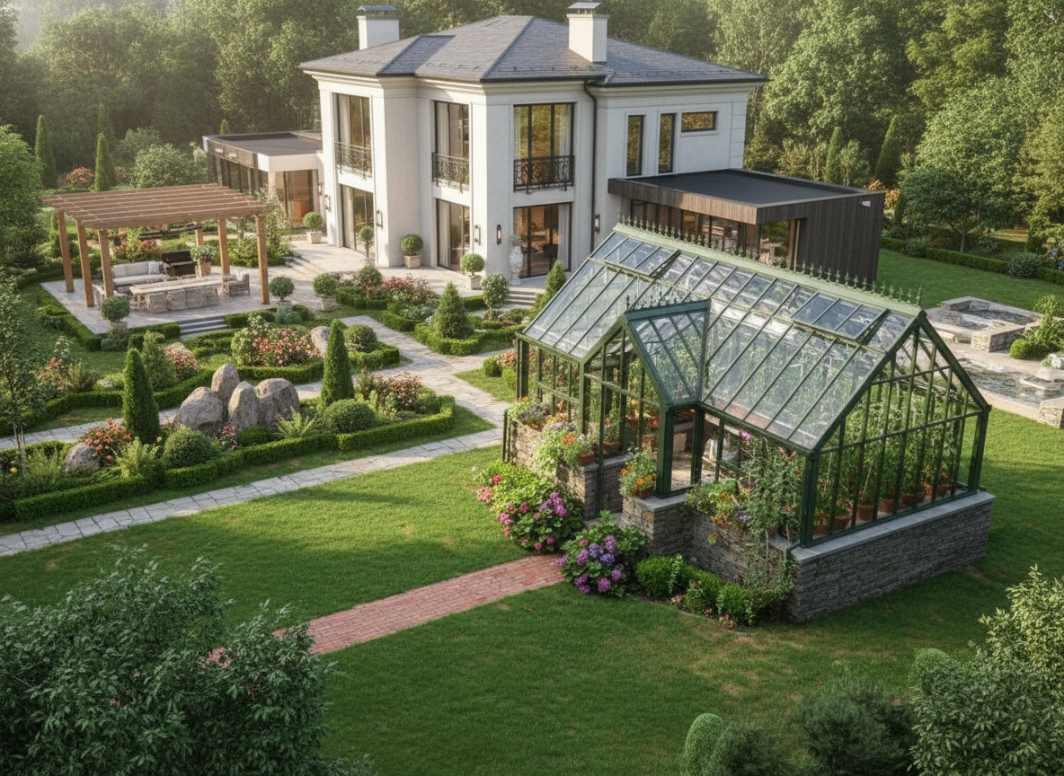 купить угловую теплицу под стекло премиальную в Москве