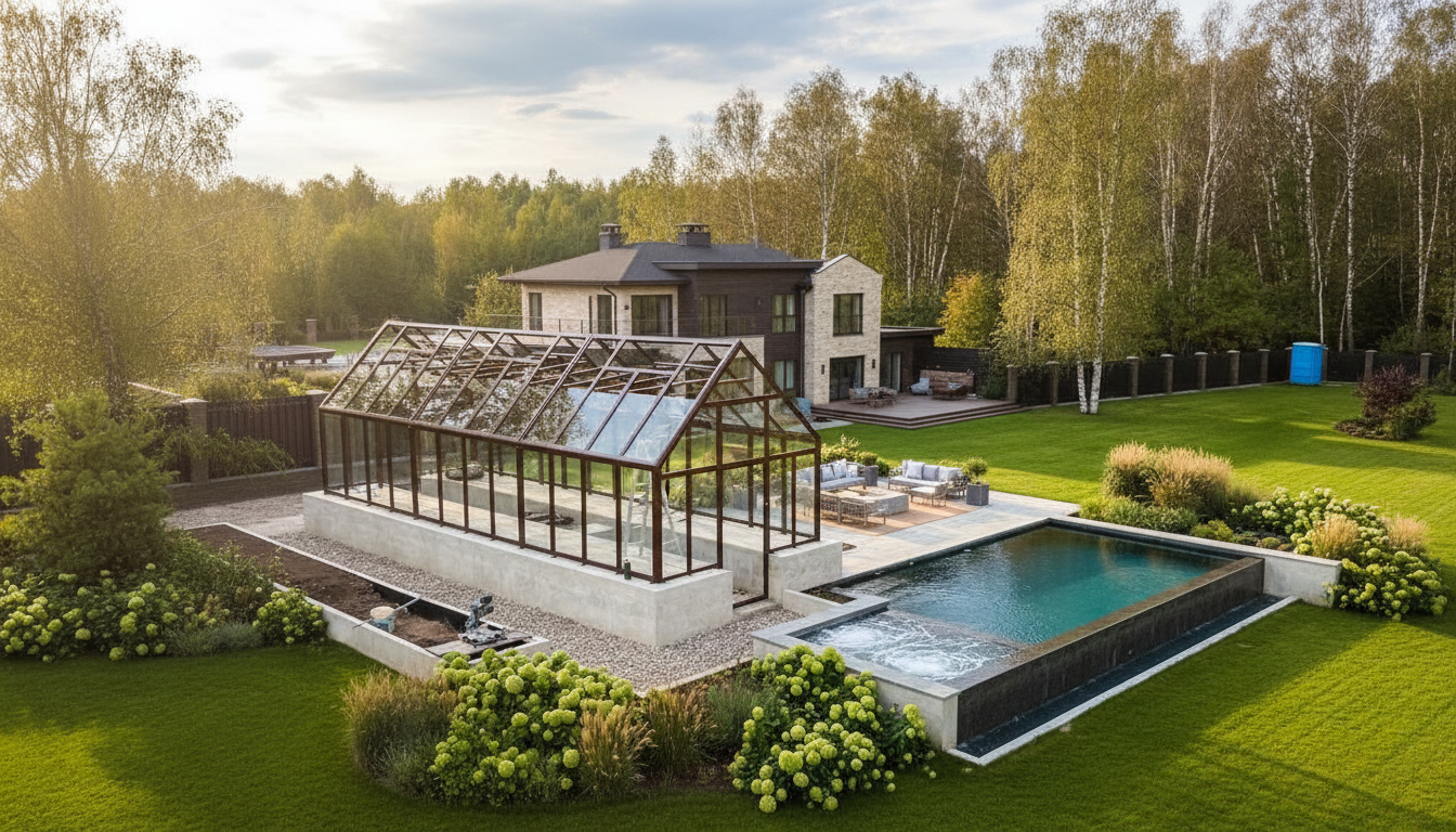 Теплица под монолитный поликарбонат купить цена