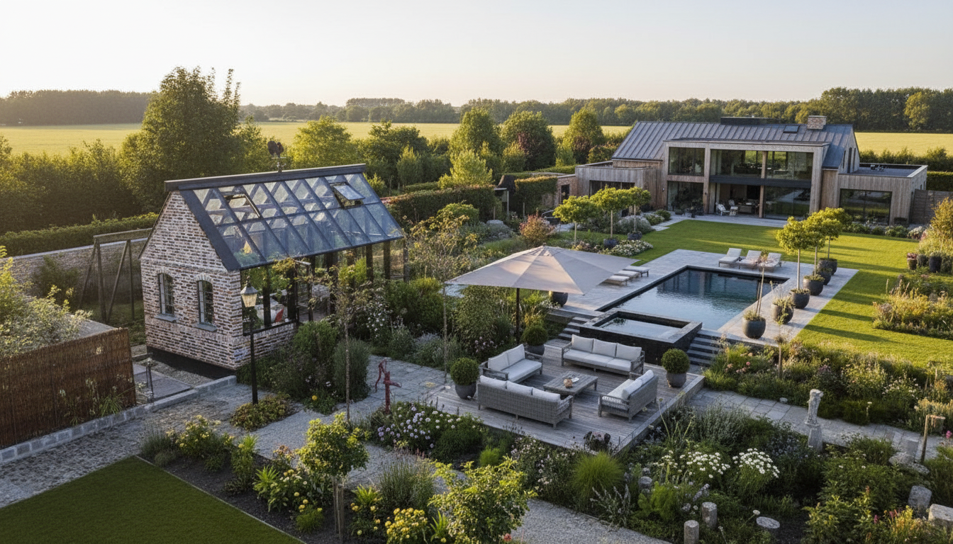 купить английскую теплицу для ландшафтного дизайна в Москве