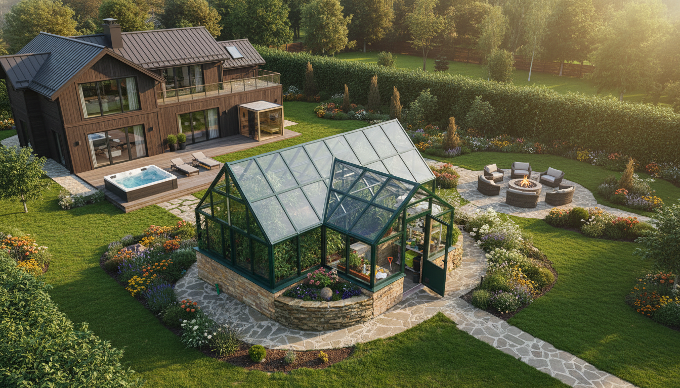 теплица стеклянная алюминиевая купить