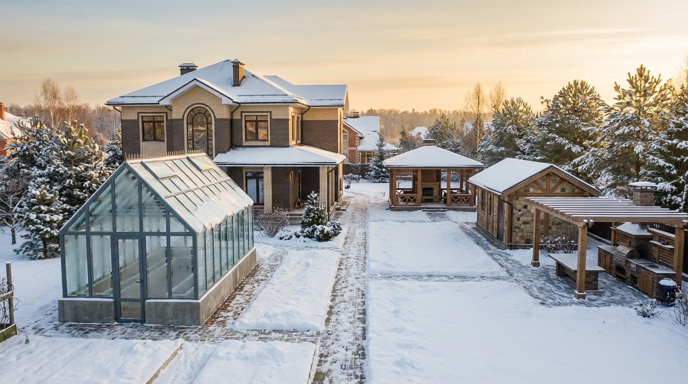 как расположить теплицу на участке