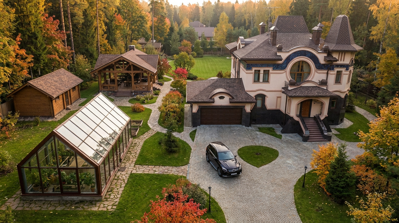 Алюминиевая теплица с панорамным остеклением