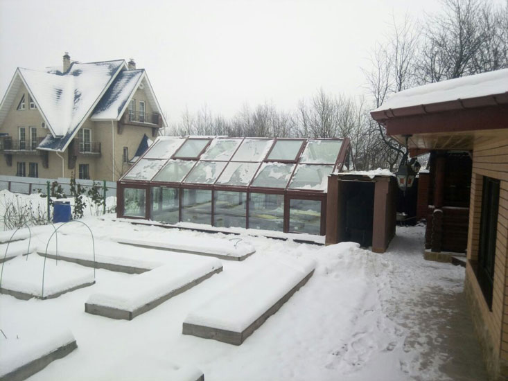 Зимний сад в загородном доме — пример выполненных работ