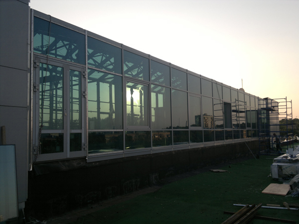 Проект зимнего сада на крыше в Москве, Минская улица