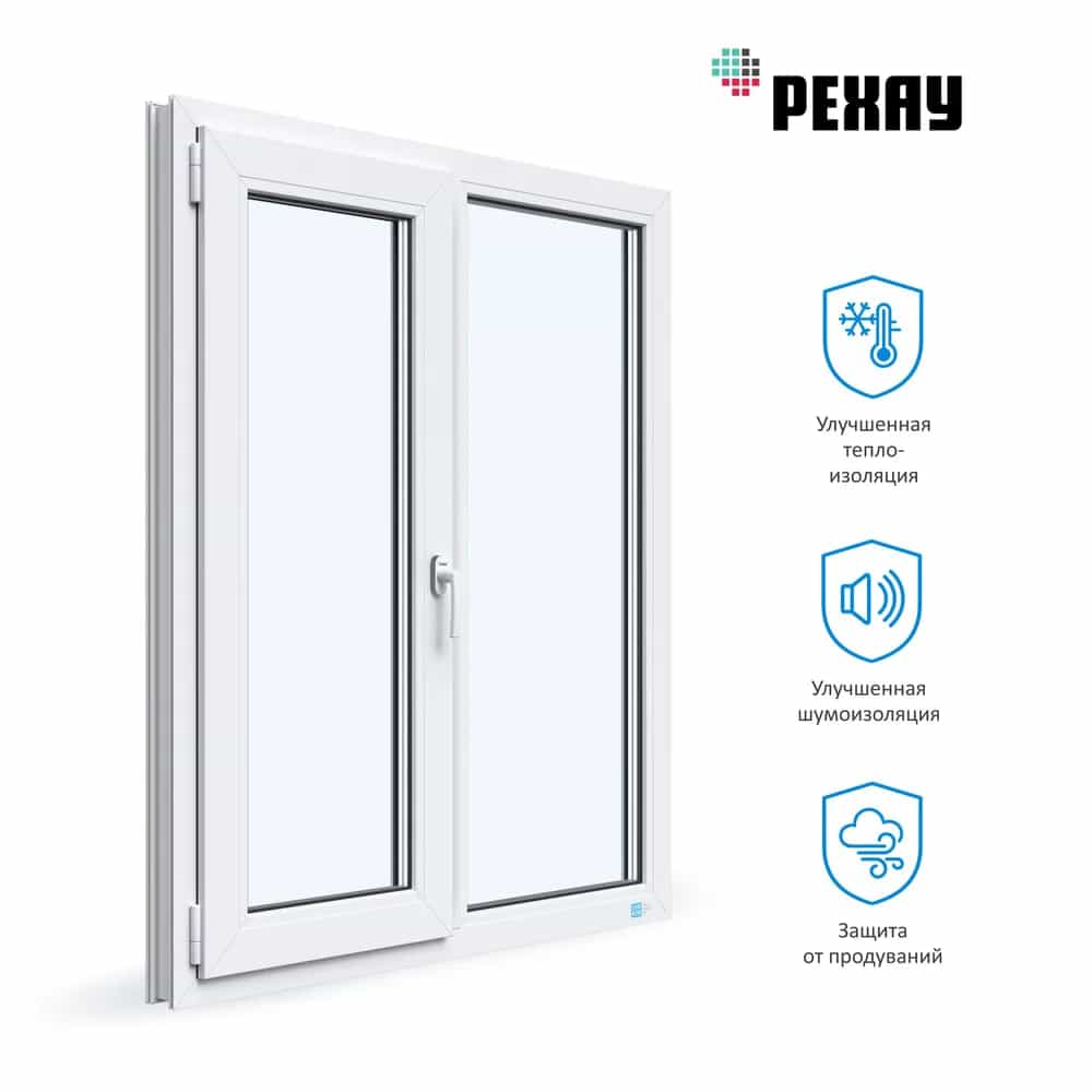 Тёплые окна REHAU INTELIO с двухкамерным стеклопакетом