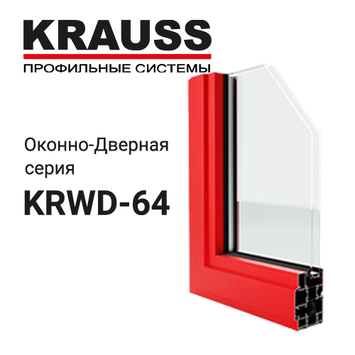 Алюминиевые окна премиум KRAUSS KRWD-64