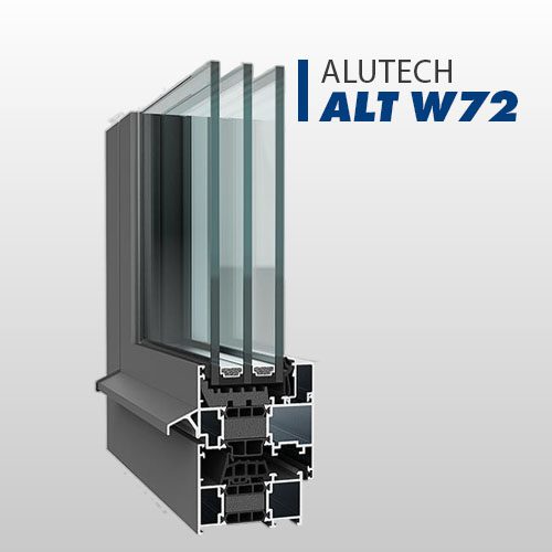 Цена от завода окна АЛЮТЕХ W72