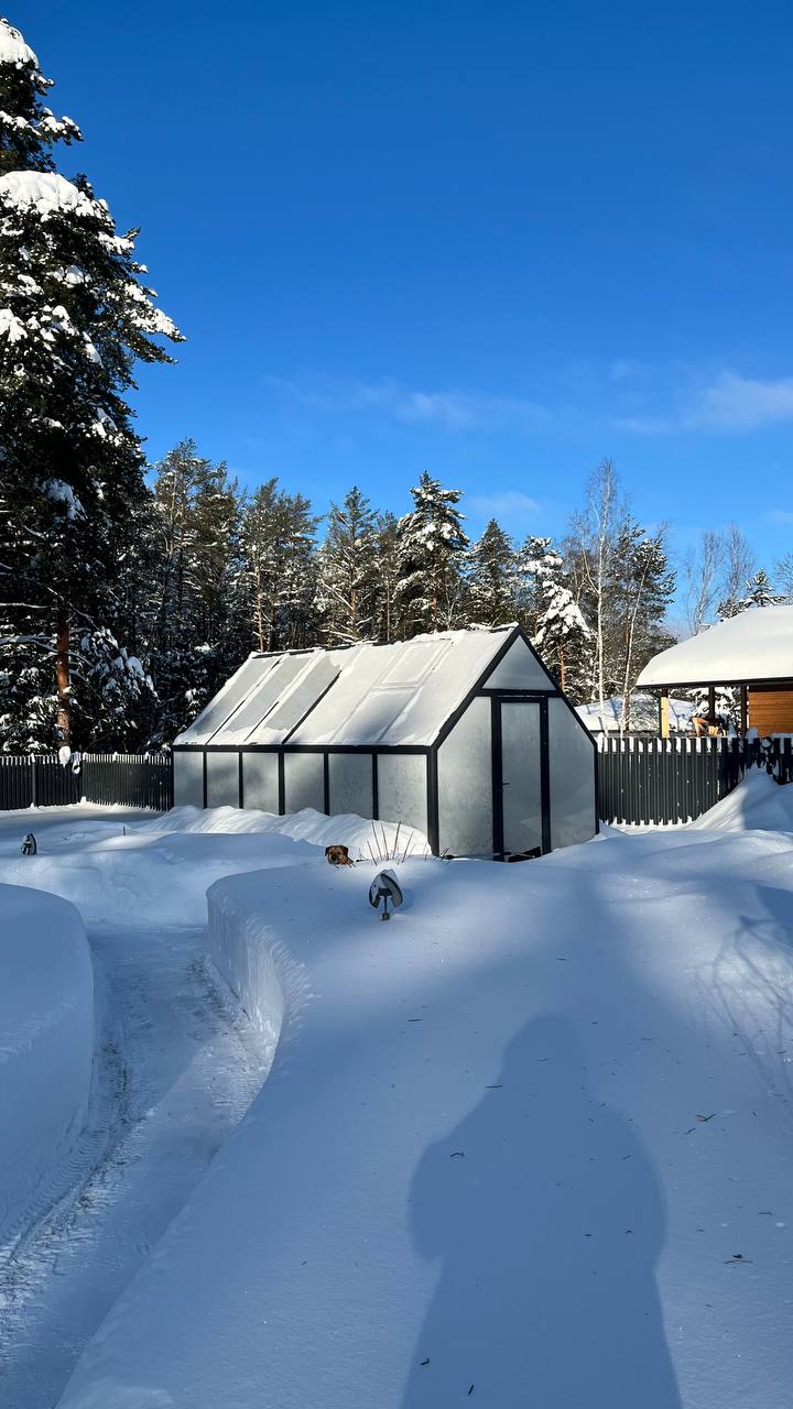 Английская стеклянная теплица S-Glass 3×6 LIGHT-DESIGN Стекло: +10% больше света, для тенистого участка!