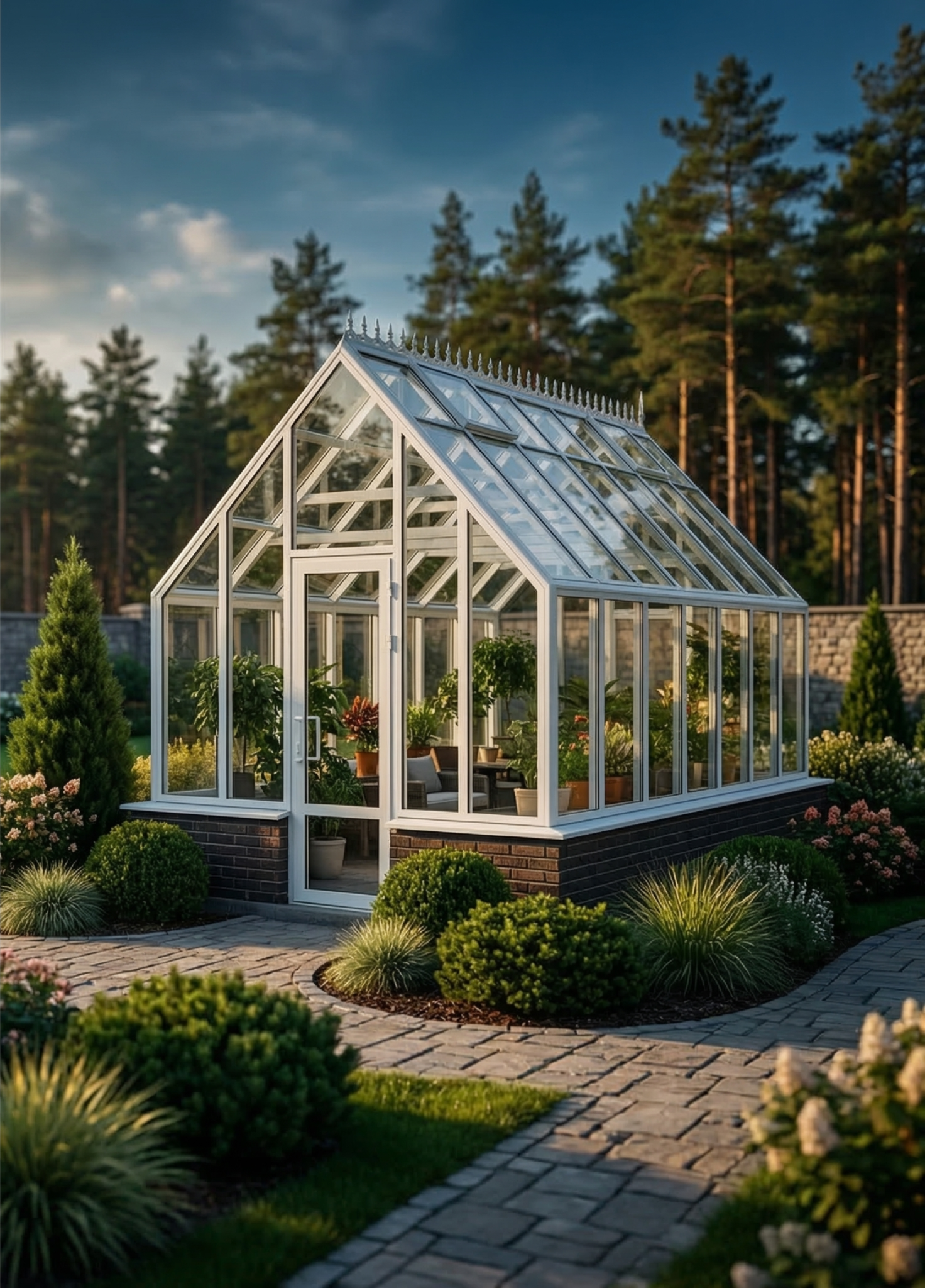 Купить стеклянные оранжереи и теплицы от производителя