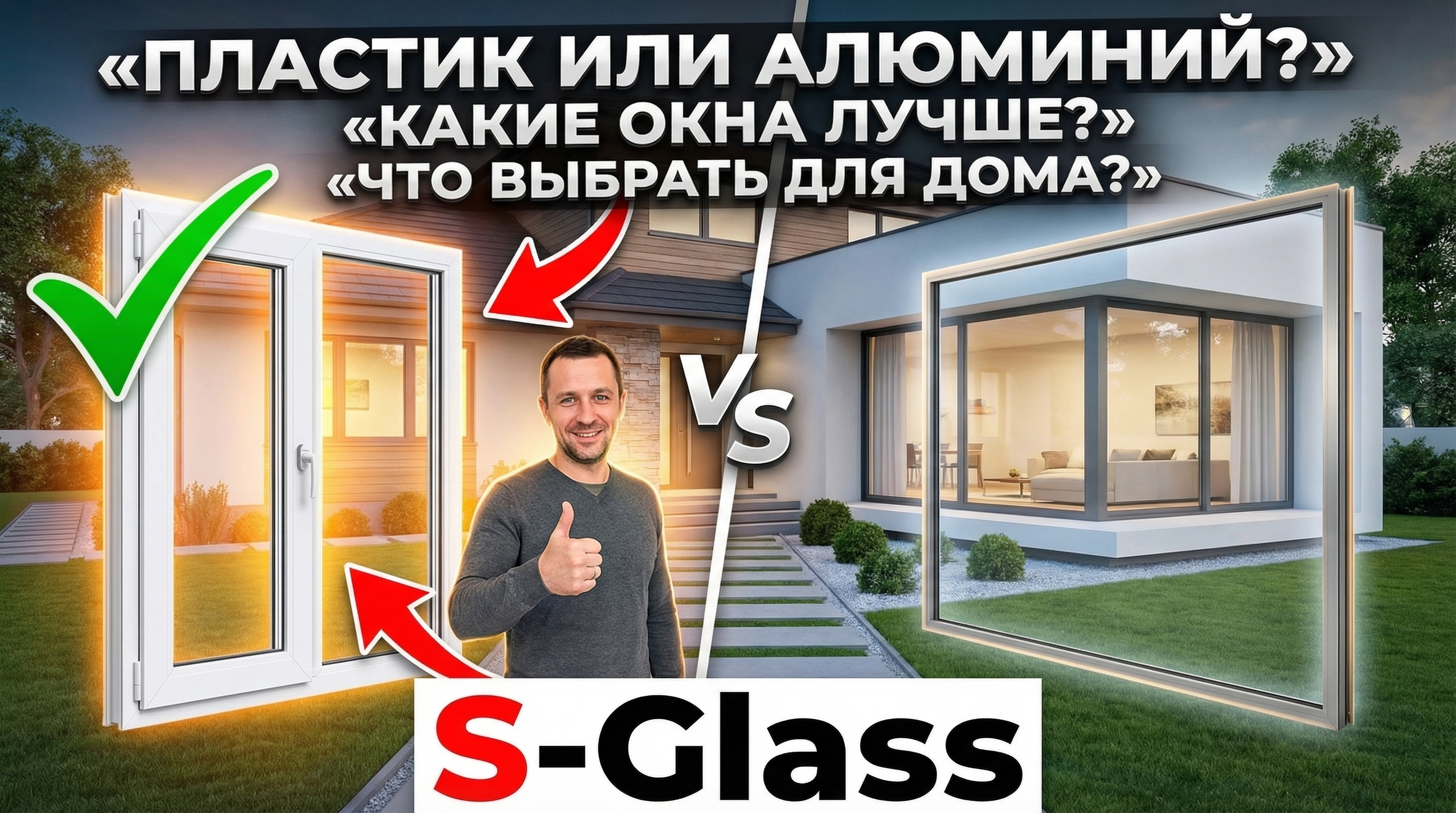 пластиковые или алюминиевые окна — сравнение окон для дома