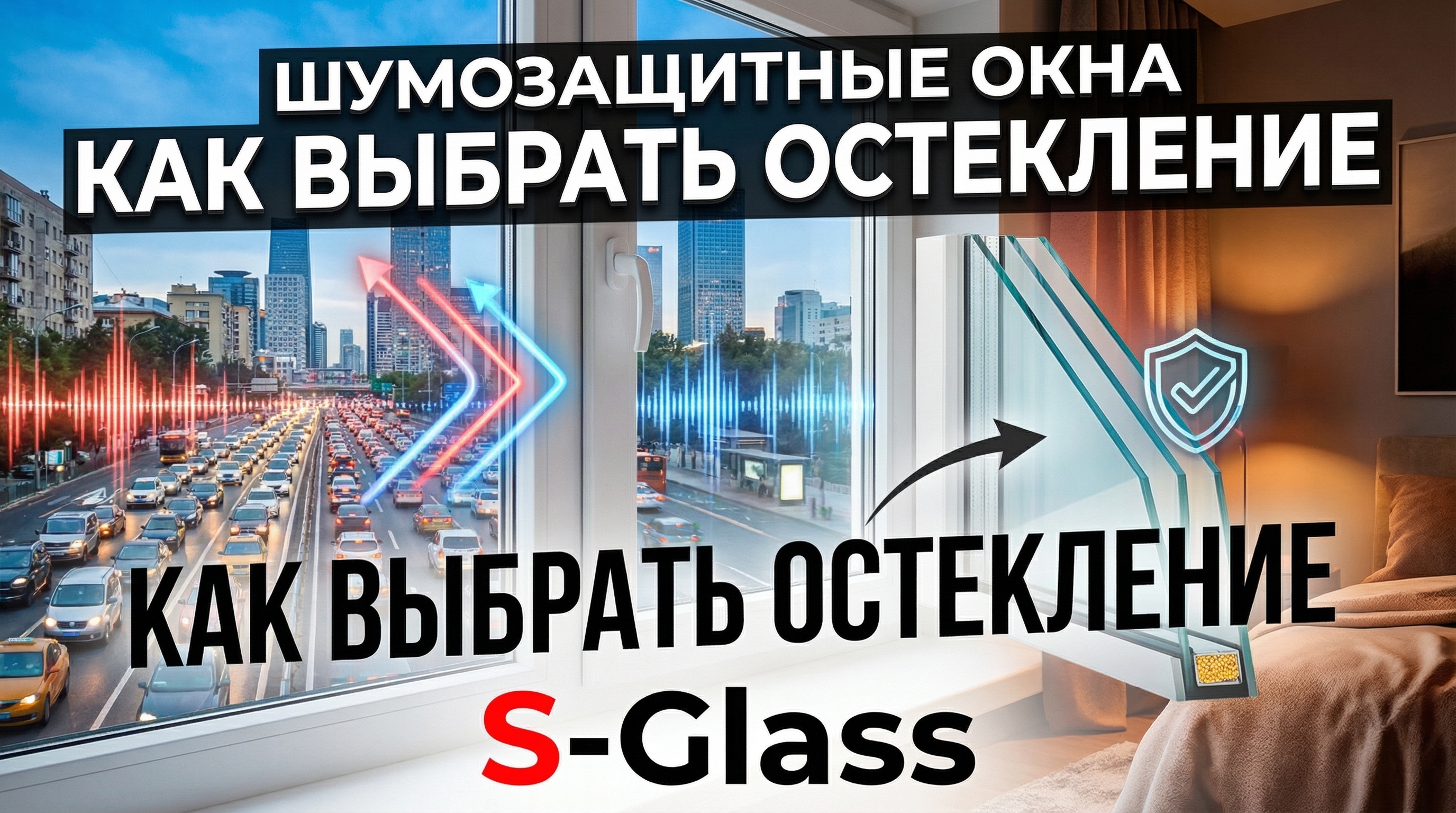 пластиковые окна с шумоизоляционным стеклопакетом в квартире