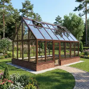 Внутри стеклянной теплицы S-Glass