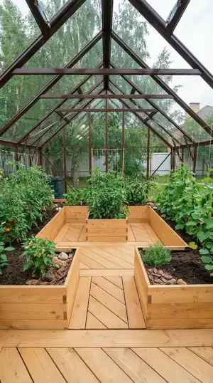 Стеклянная теплица S-Glass на участке