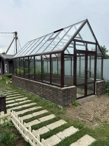 Сборка алюминиевого каркаса теплицы S-Glass